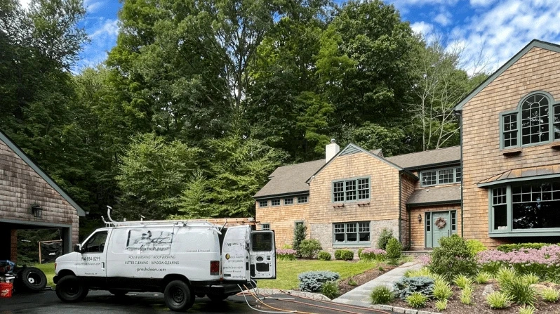 Berea Power Washing power washing crew working in Brook Park, OH